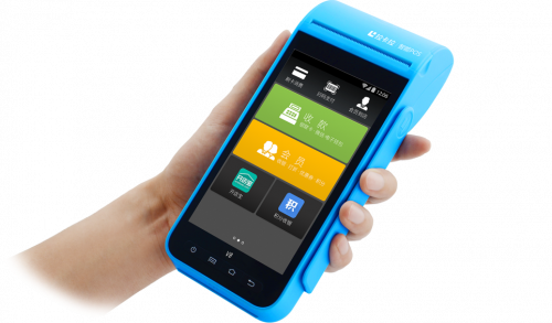 拉卡拉的pos機安全、正規(guī)一清機，四成市場份額