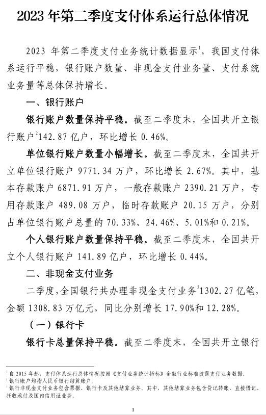2023年2季度中國POS機增長239.65萬臺